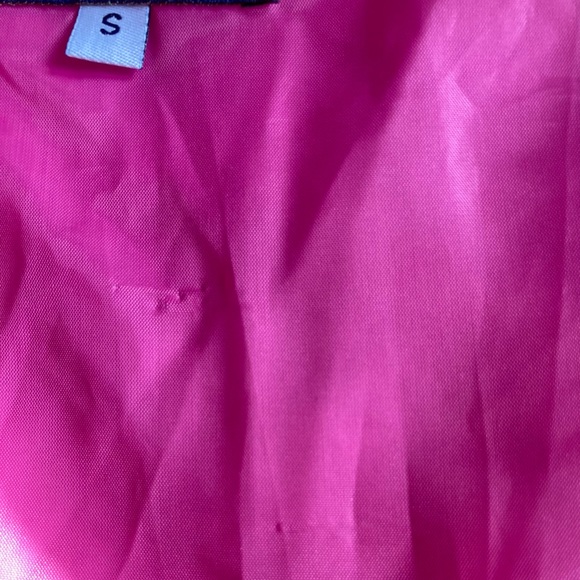 SIMPLY SOUTHERN Pink Elephant Patterned Thin Puffer Vest Sz.  S - Picture 8 of 15